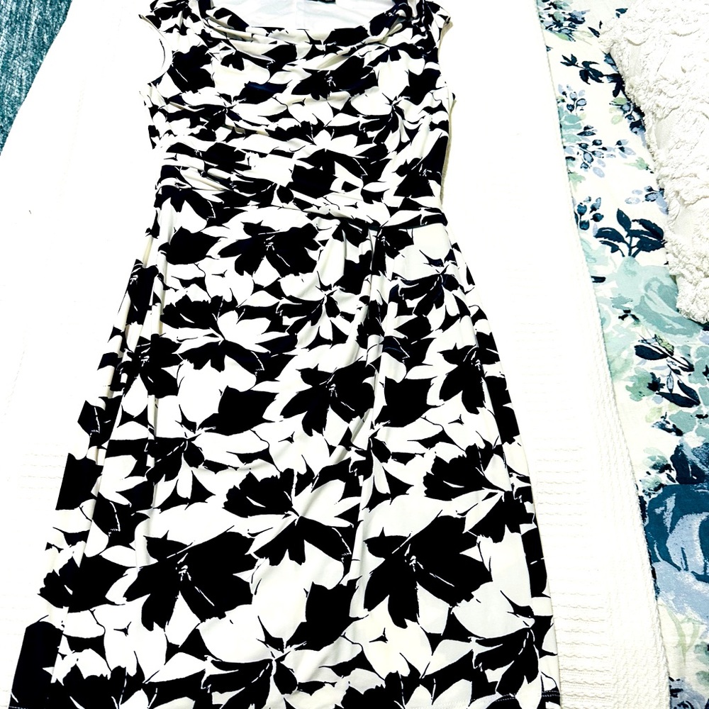 Ralph Lauren Black/White Dress sz 6